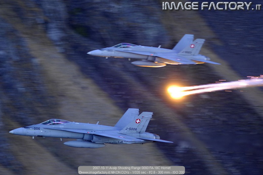 2007-10-11 Axalp Shooting Range 0093 FA-18C Hornet